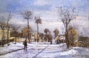 Camille Pissarro, Lu Xian floating snow road